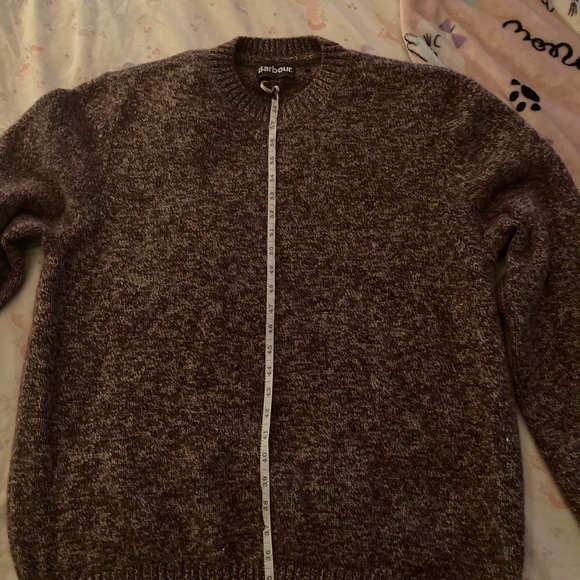 Men’s Brown Barbour Wool Sweater - Picture 5 of 7